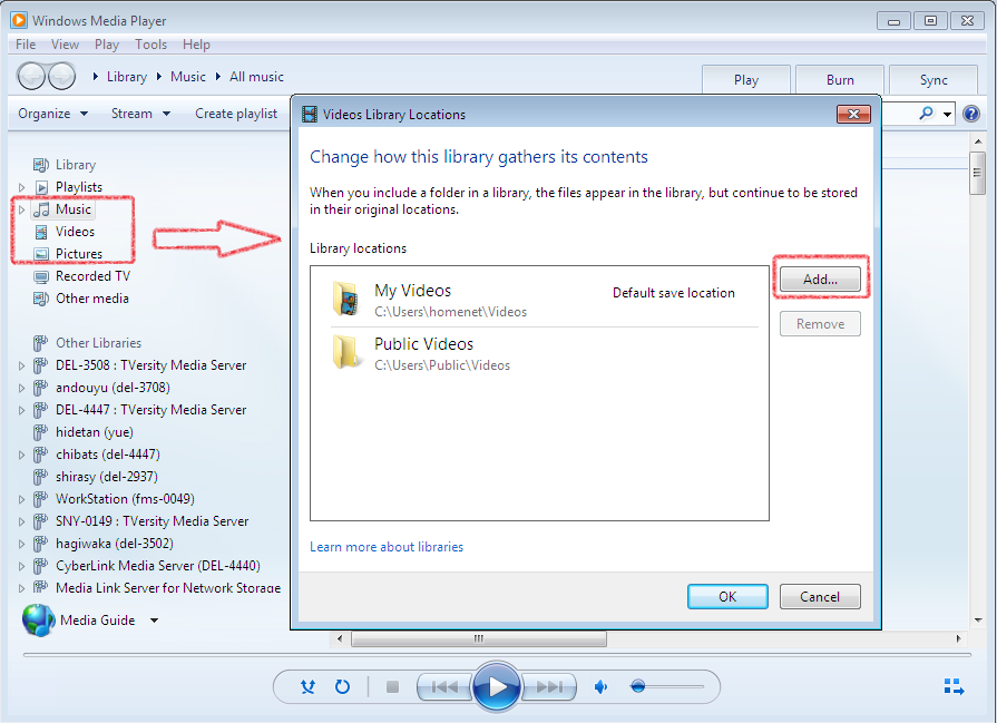 add public contents