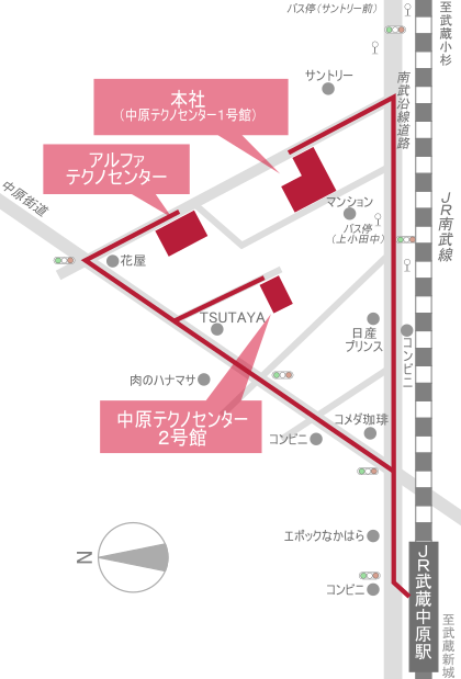 事業所アクセス 株式会社アルファシステムズ 事業所アクセス 株式会社アルファシステムズ