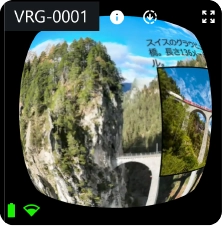 画面一覧からVRゴーグルのステータスが分かります